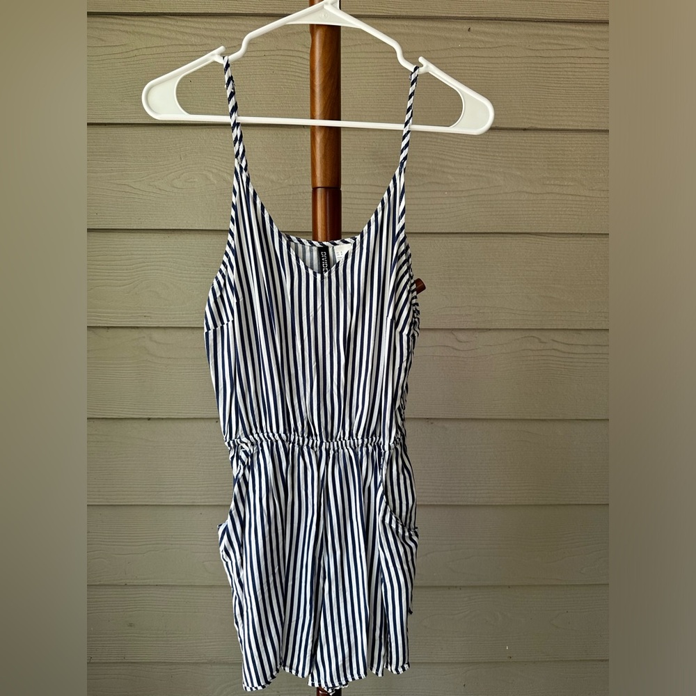 H&M Divided Striped Romper